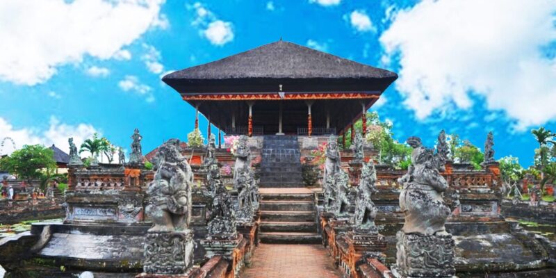 Kerta Gosa royal court and traditional Balinese architecture in Klungkung Bali