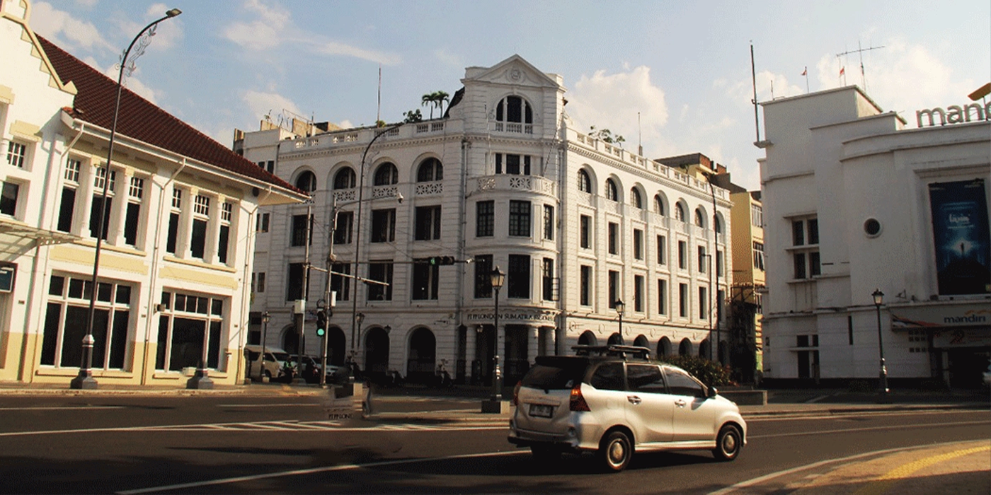Historic Warenhuis building in Kesawan Medan
