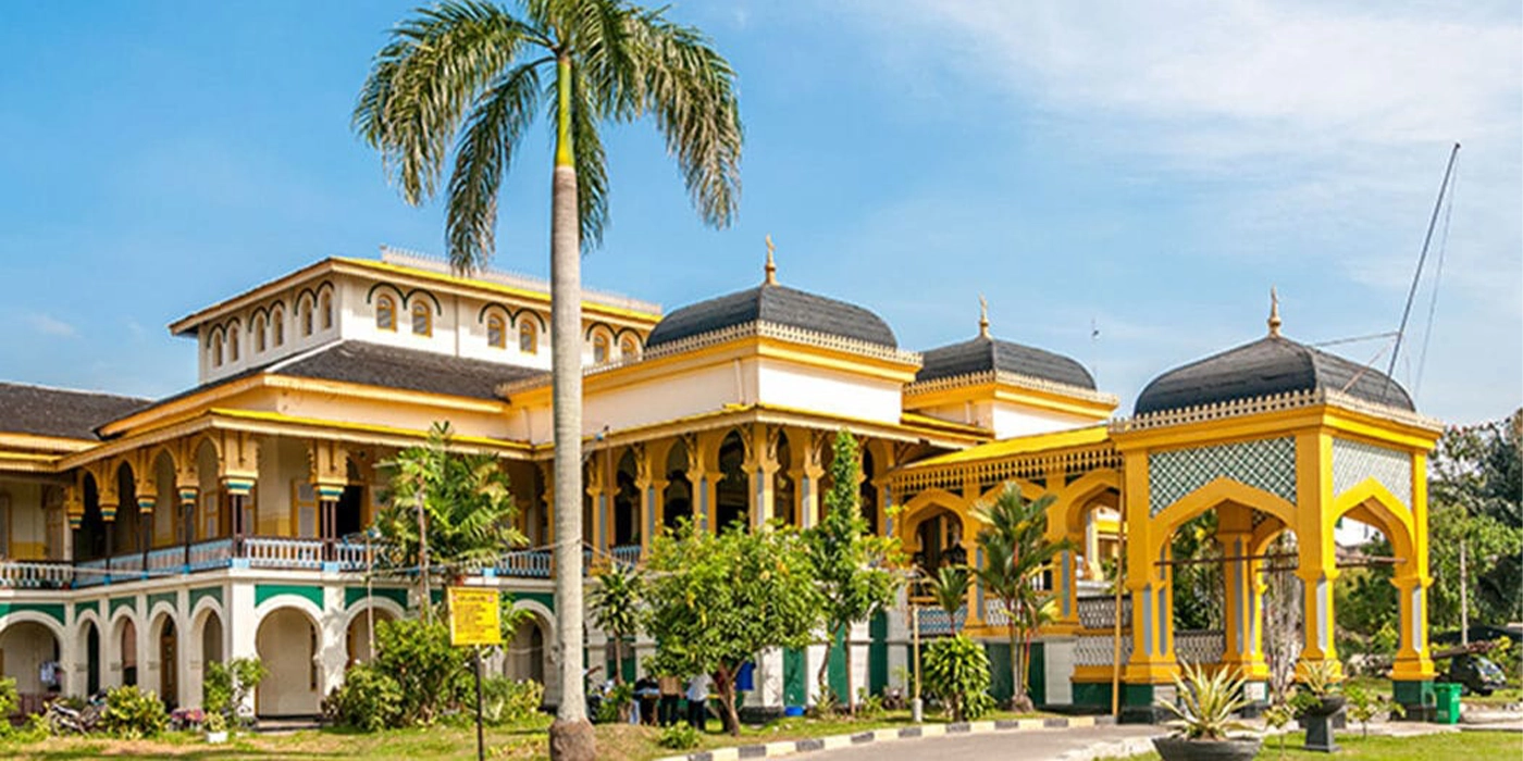 Istana Maimun royal palace of the Deli Sultanate in Medan