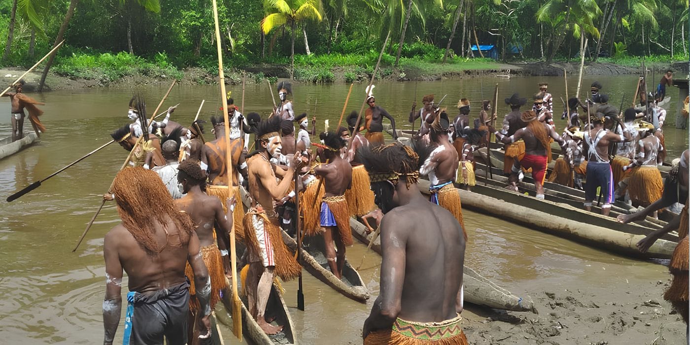 Asmat tribe festival Papua